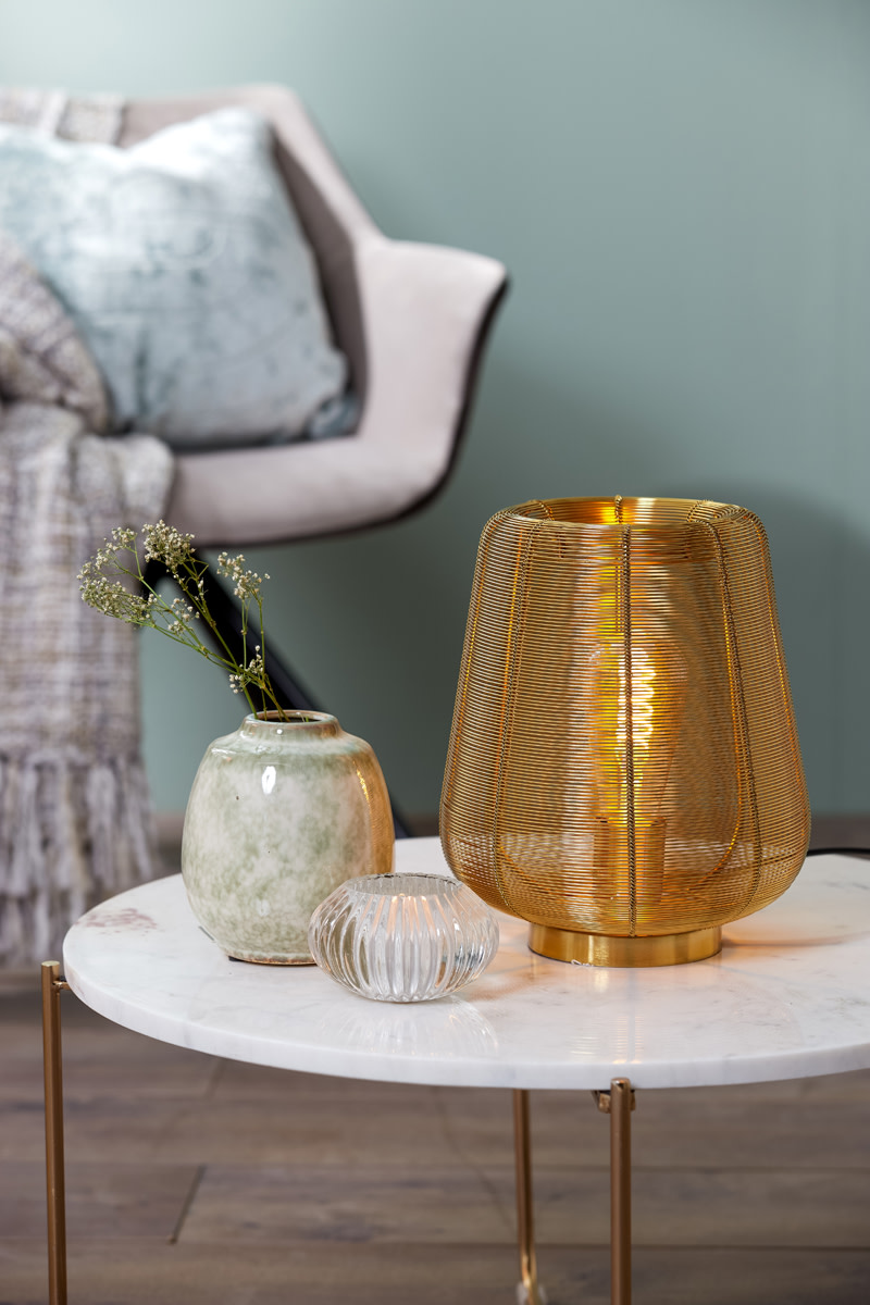 Light & Living Tafellamp Ø22x26 cm ADETA goud