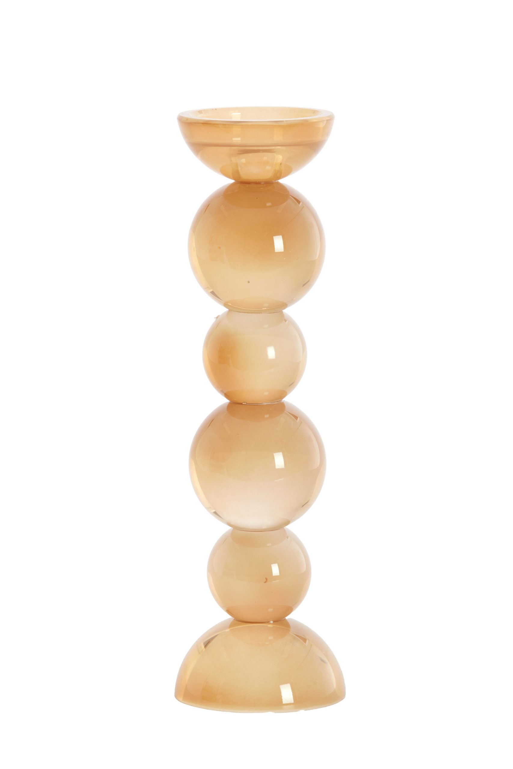 Light & Living Kandelaar Ø9,5x34 cm ITINGA glas melk amber