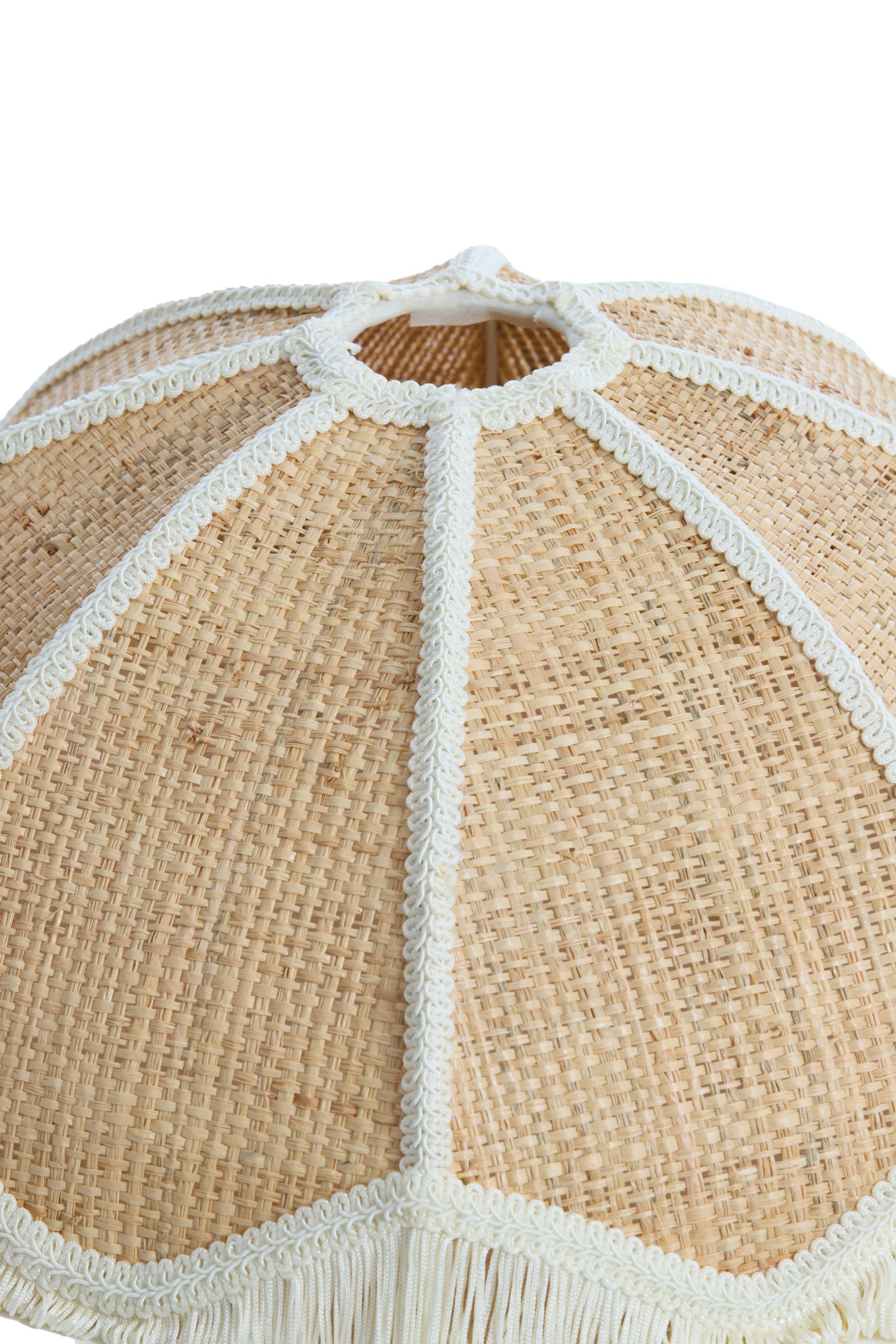 Light & Living Kap Ø35x26 cm MALACIA raffia naturel+crème