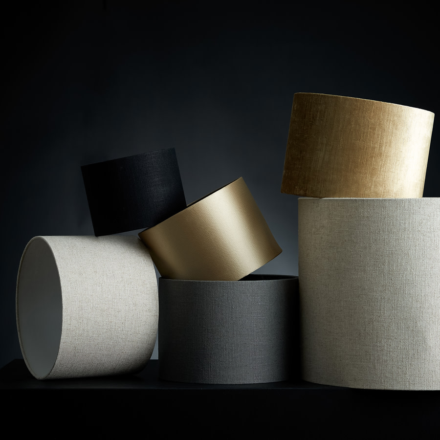 Light & Living Kap cilinder 20-20-15 cm LIVIGNO zwart