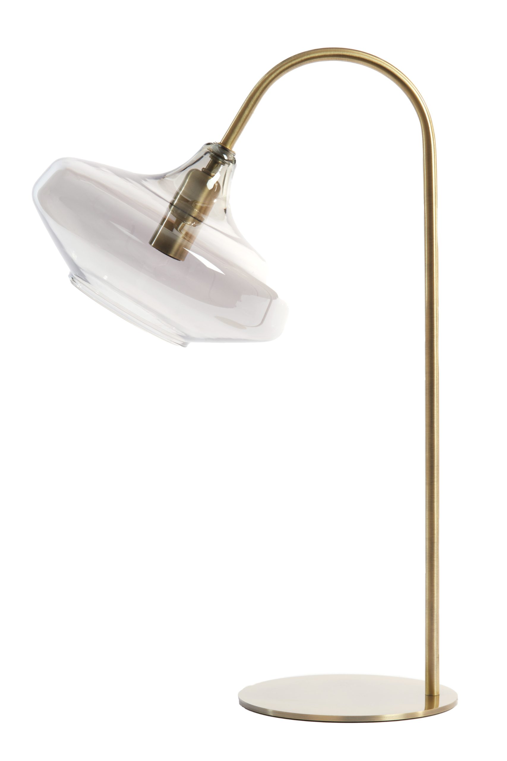 Light & Living Tafellamp E14 31x22x50 cm SOLNA antiek brons+smoke glas