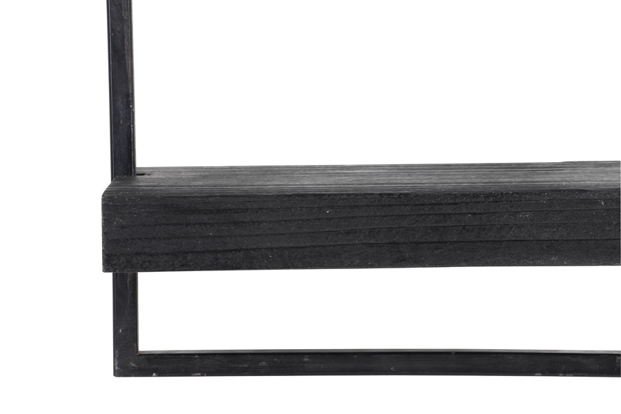 Light & Living Wandplank 120x18x24 cm MADDISON hout mat zwart