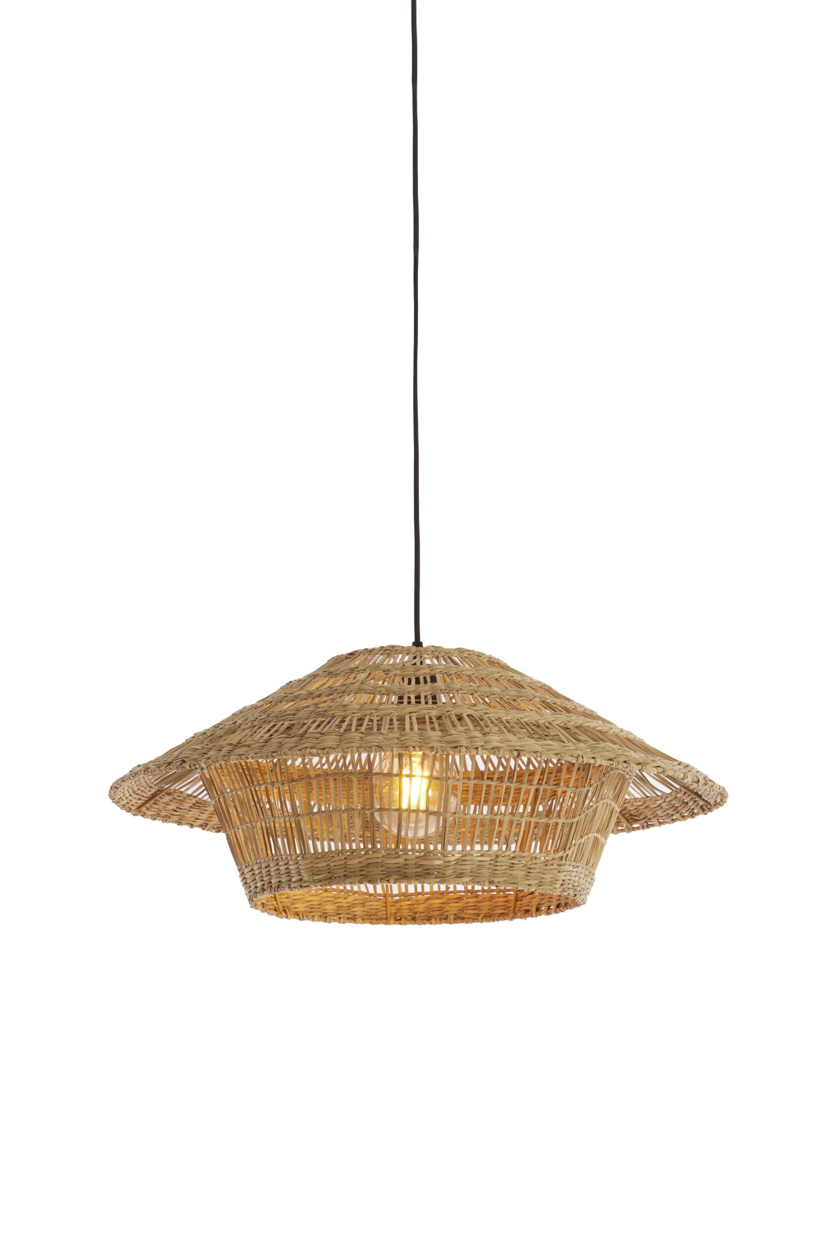 Light & Living Hanglamp Ø64x26 cm OWANA zeegras naturel