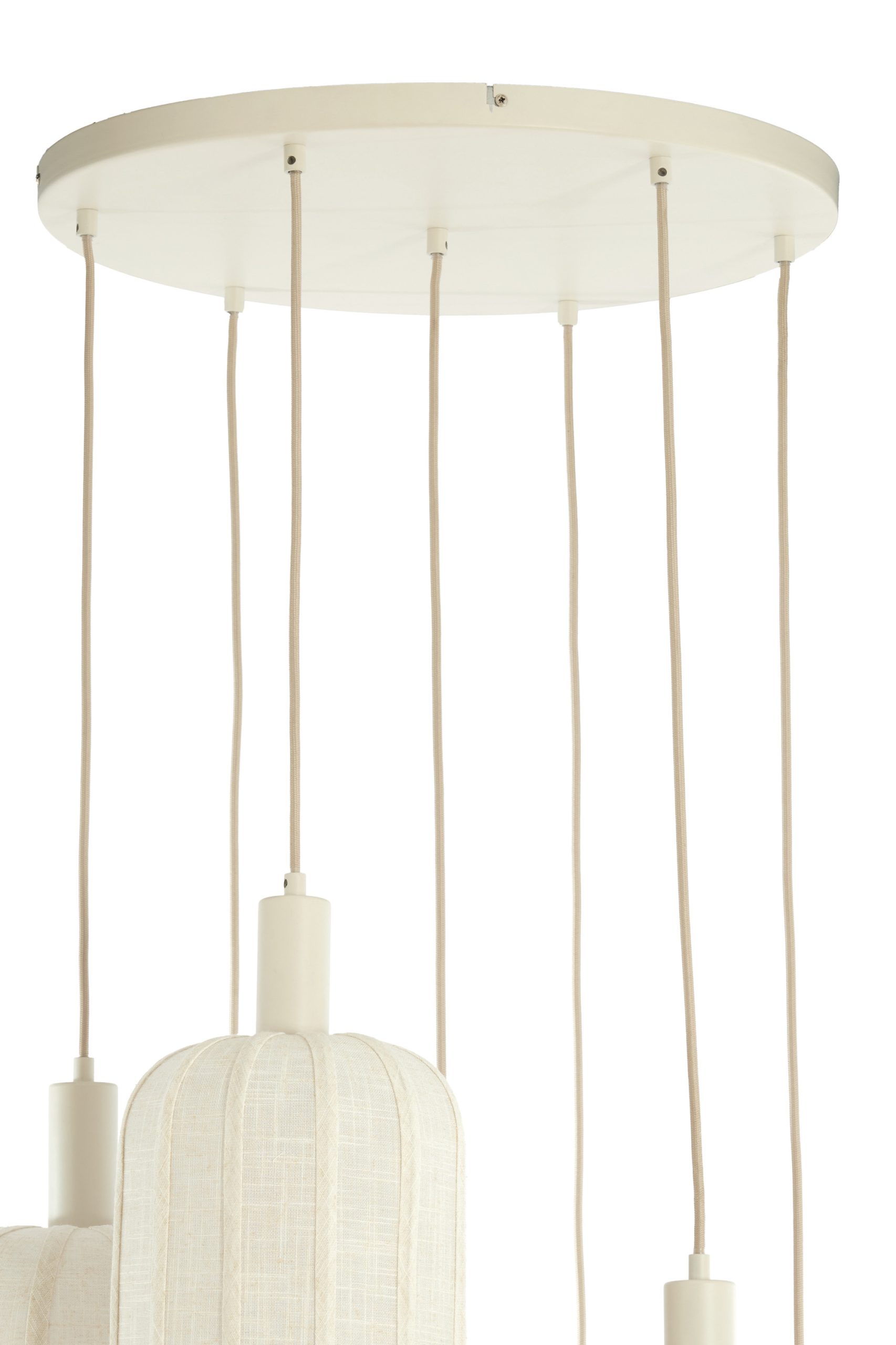 Light & Living Hanglamp 7L Ø53x104 cm TUFIA linnen crème
