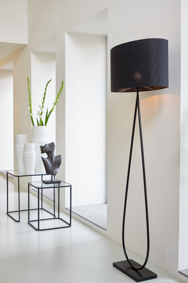 Light & Living Vloerlamp 35x17x137 cm TAMSU mat zwart