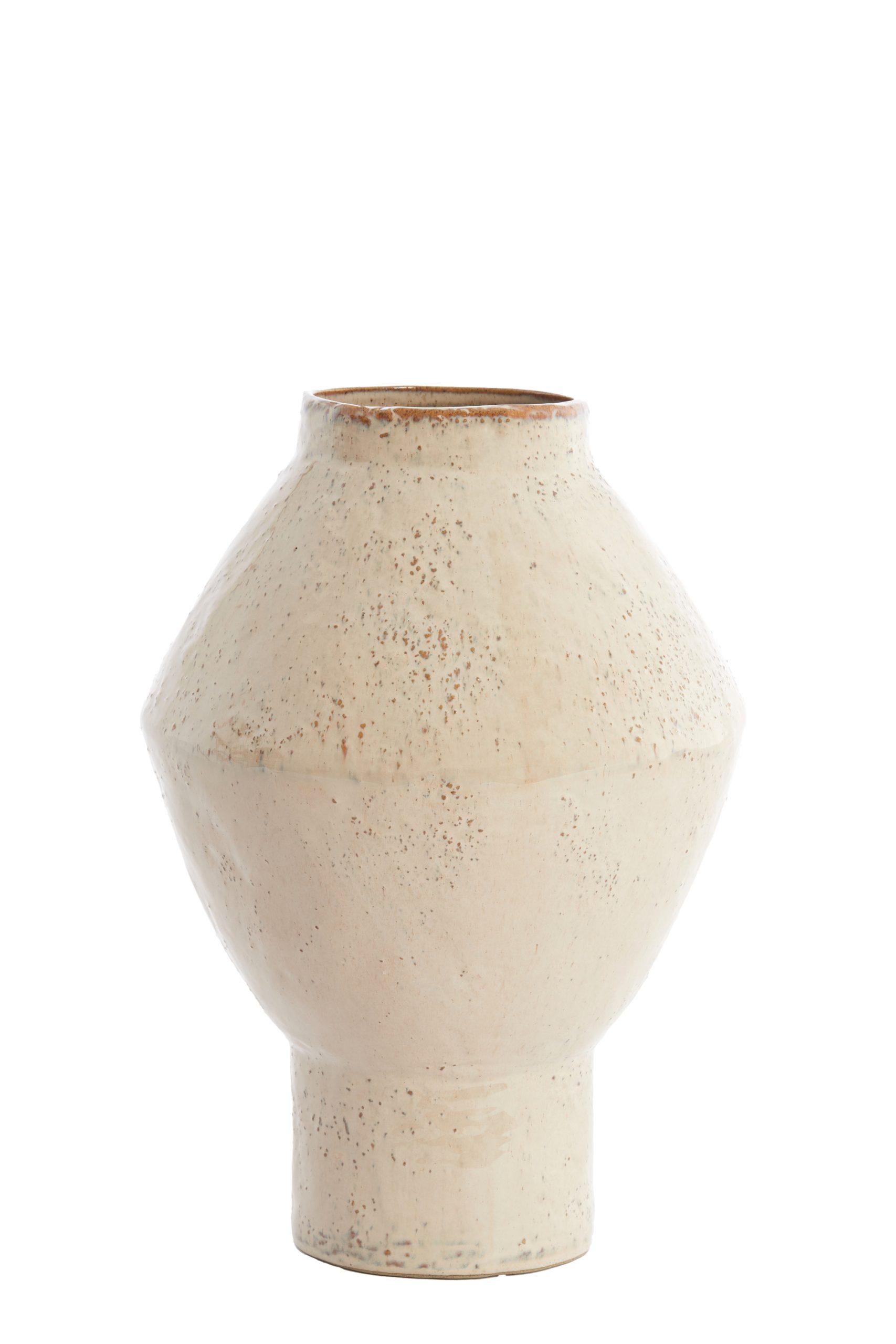 Light & Living Vaas deco Ø29x41 cm VASORA keramiek glans taupe