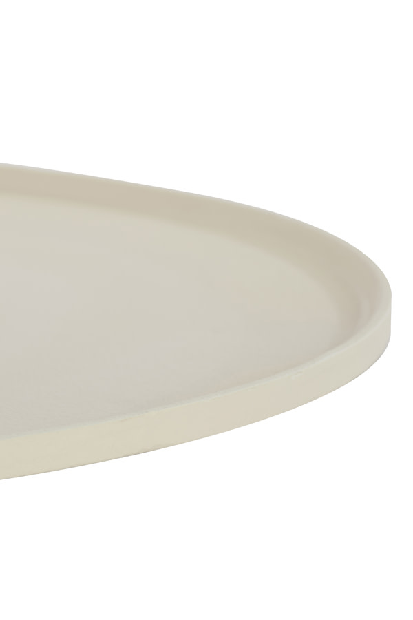 Light & Living Schaal Ø60x1,5 cm MAES crème