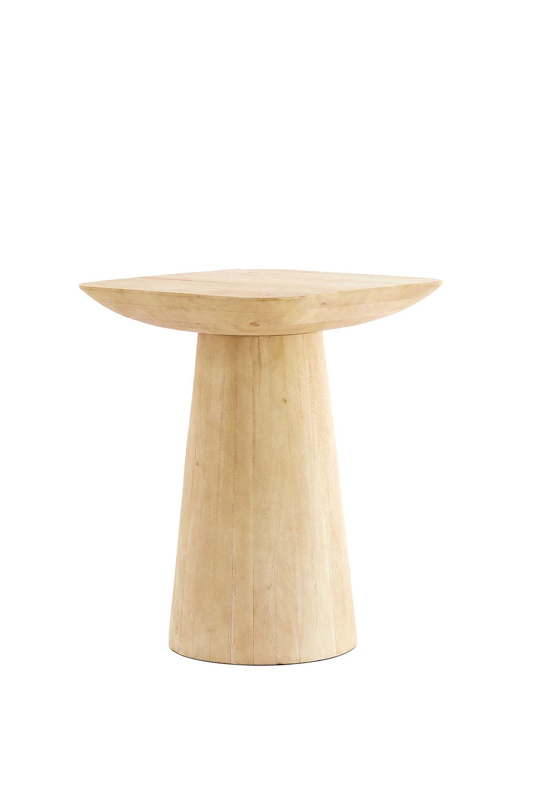 Light & Living Bijzettafel 45x45x59 cm DEGO mat naturel