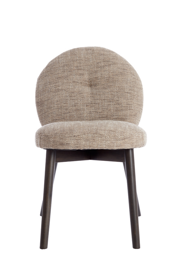 Light & Living Eetkamerstoel 59x50x83 cm SINOSA bruin-crème+hout dnkr bruin