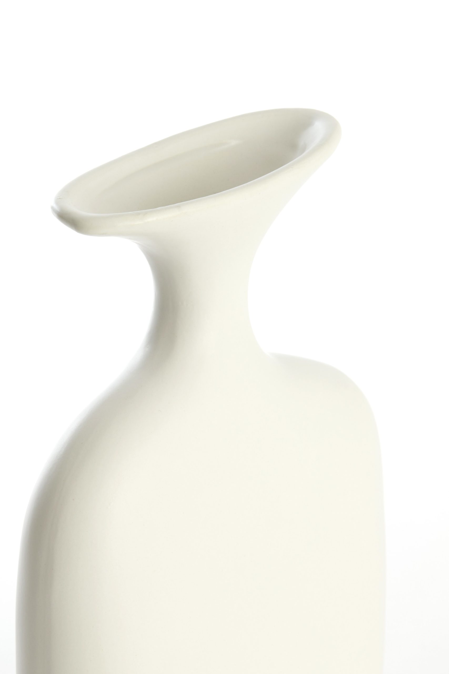 Light & Living Vaas deco 18x8x31 cm TROVO keramiek wit