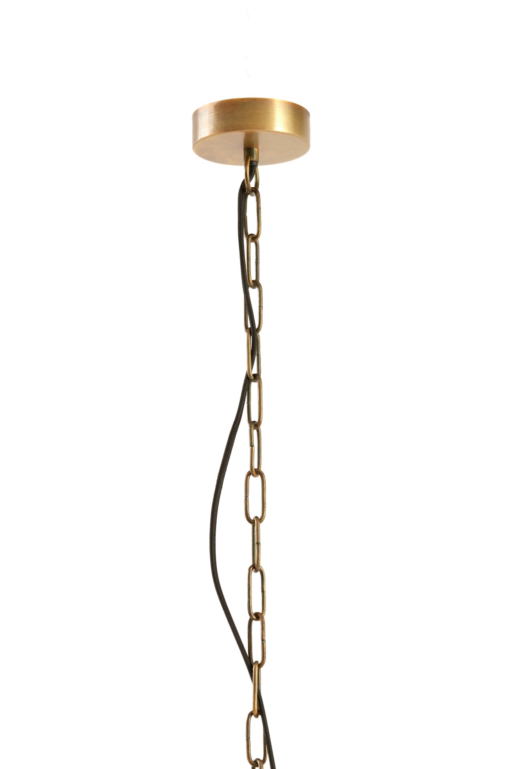 Light & Living Hanglamp Ø24x45 cm SØSTRENE antiek brons+glas