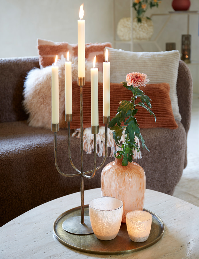 Light & Living Schaal Ø40x1,5 cm MAES antiek brons