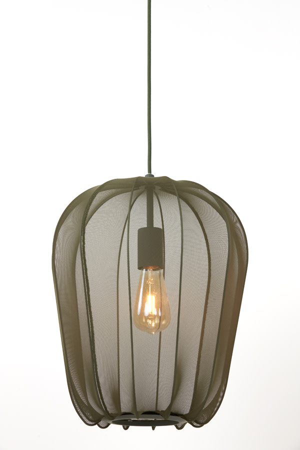 Light & Living Hanglamp Ø34x40 cm PLUMERIA donker groen