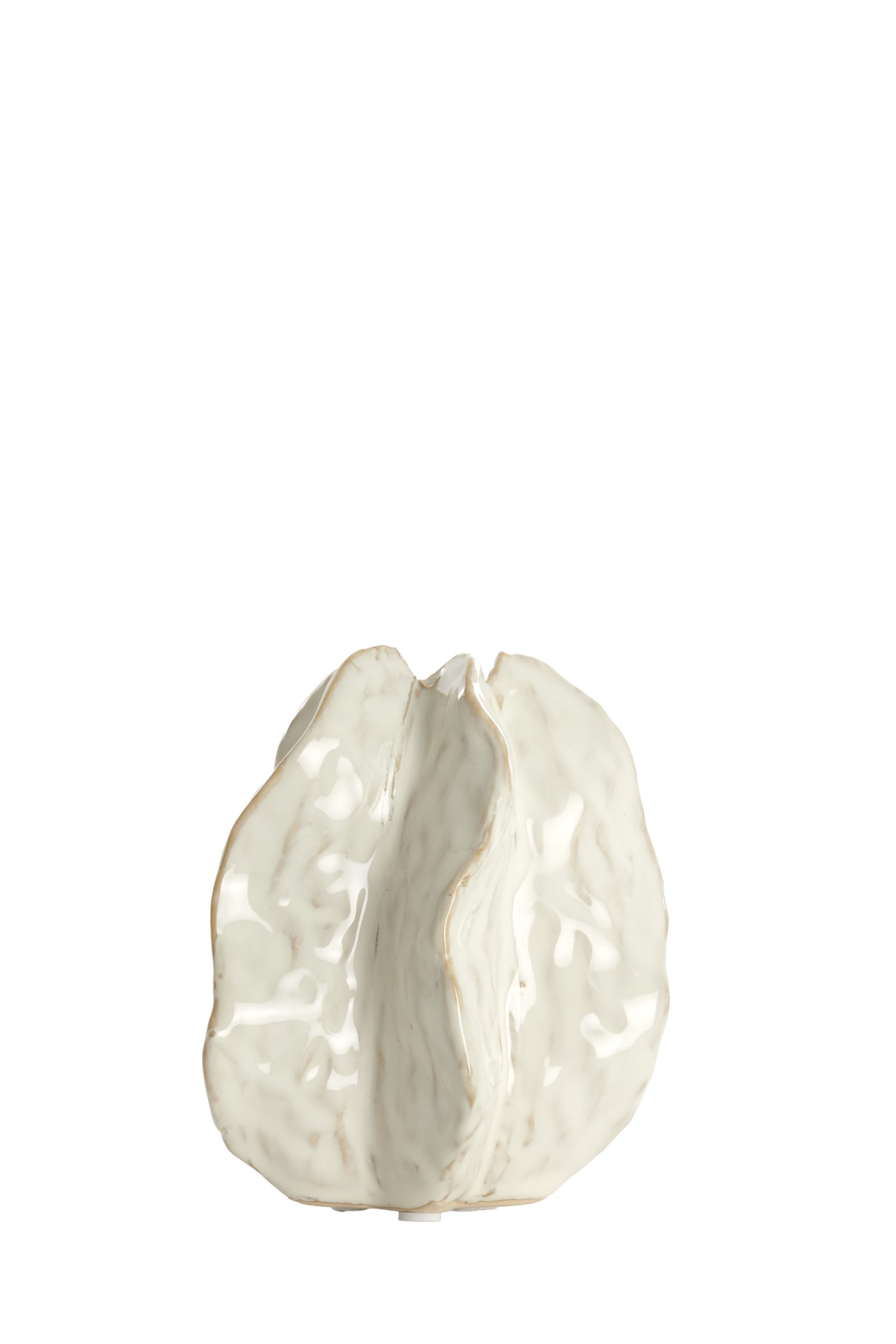 Light & Living Vaas deco 11,5x10x13,5 cm IDRIJA keramiek crème