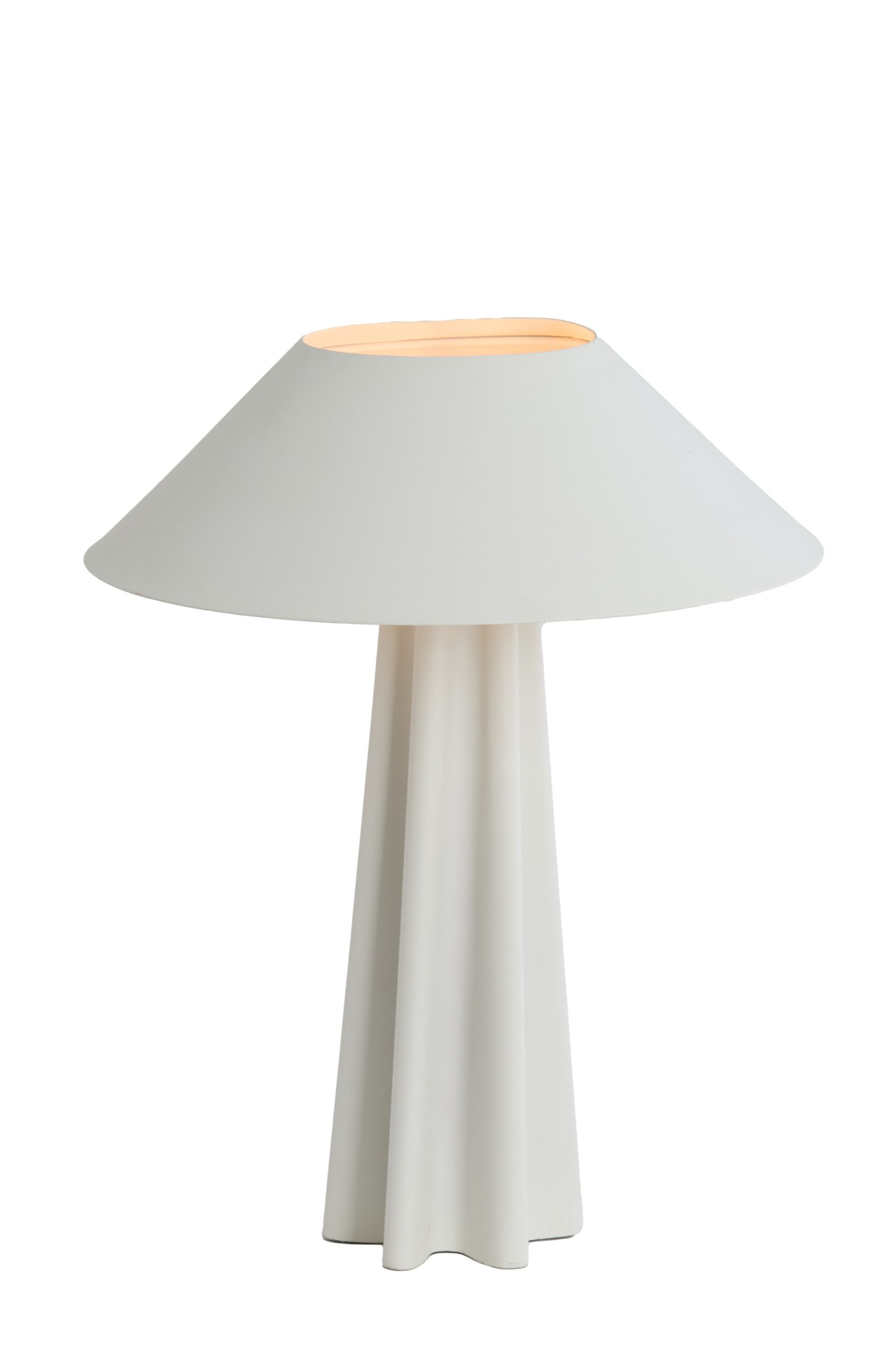 Light & Living Tafellamp E14 Ø38x49 cm CUKAI mat wit