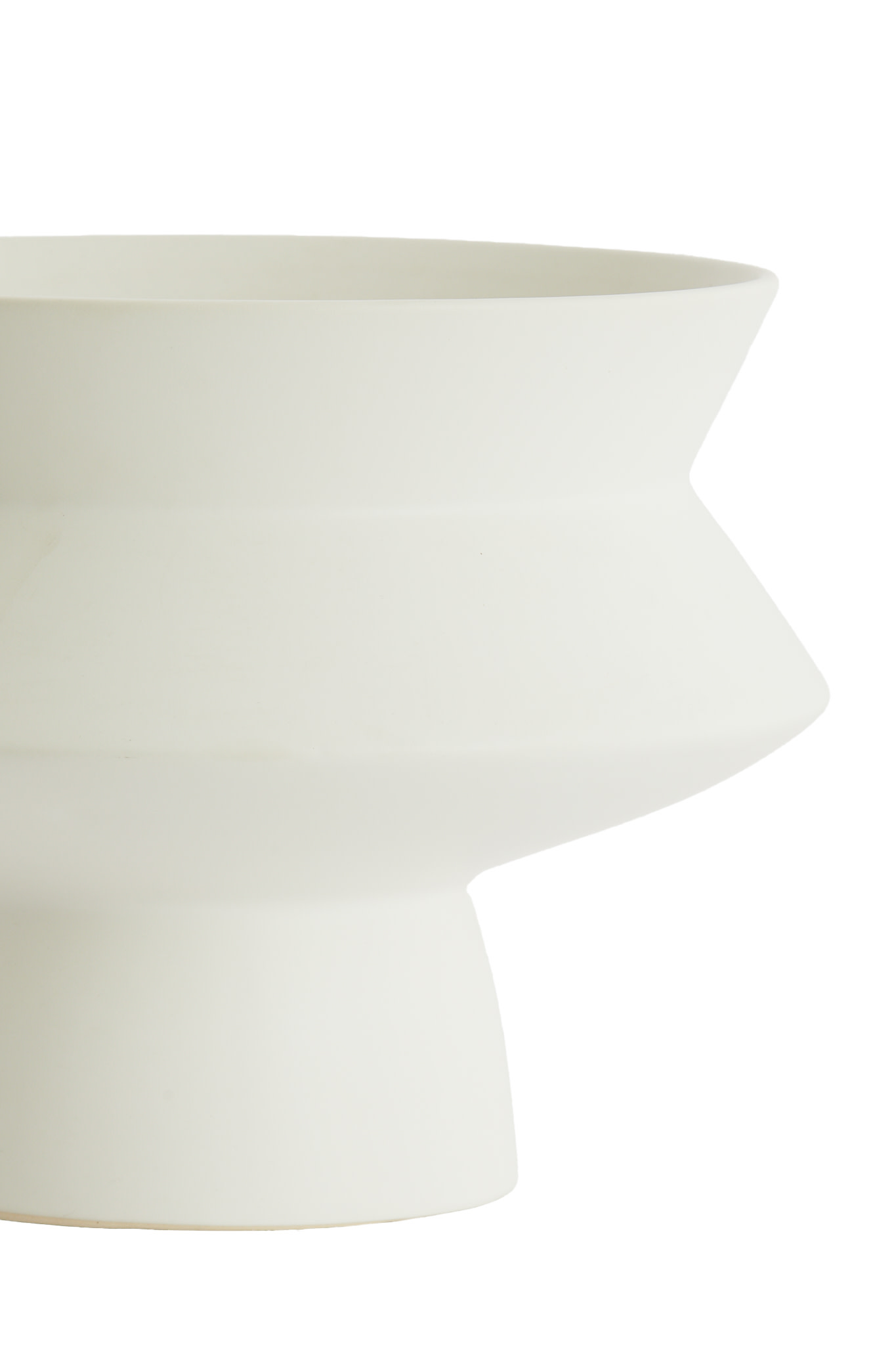 Light & Living Vaas deco Ø31,5x23,5 cm VICENTO mat wit