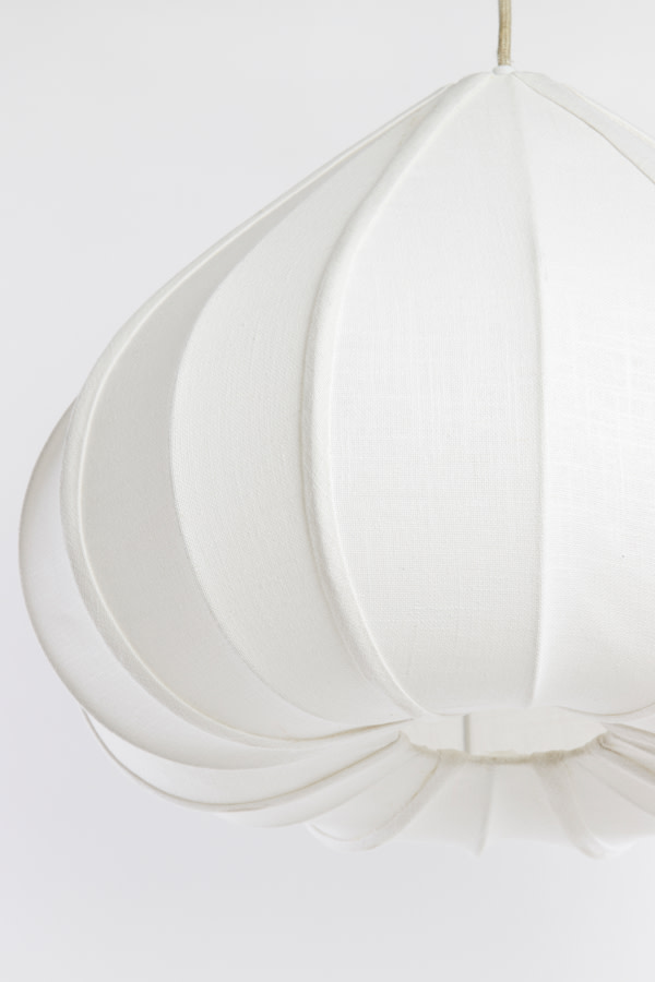 Light & Living Hanglamp Ø49x36 cm ZUBEDA wit