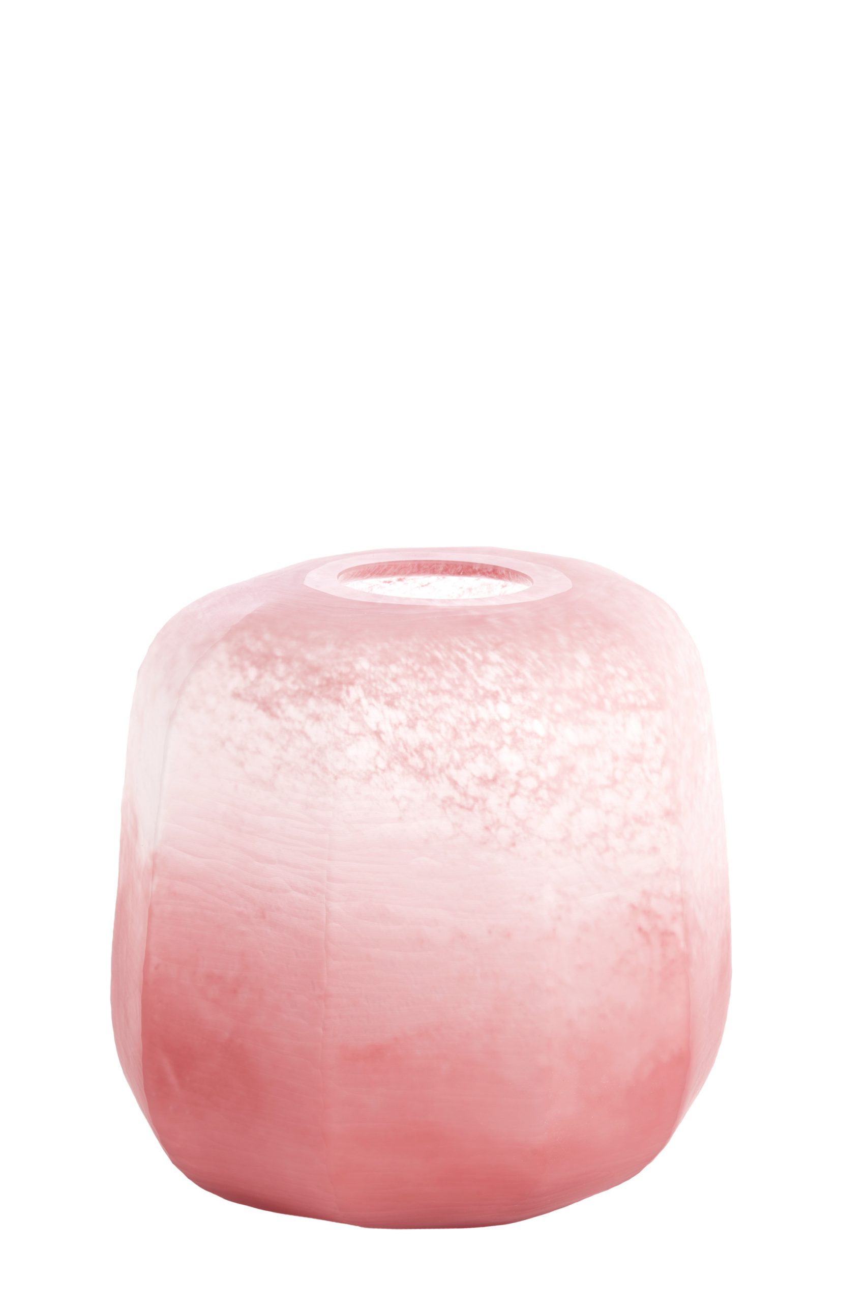 Light & Living Vaas Ø33x32 cm PACENGO glas koraal-licht roze