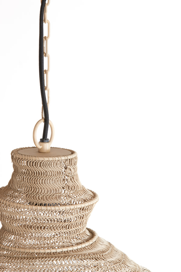 Light & Living Hanglamp Ø31x55 cm NAKISHA zand