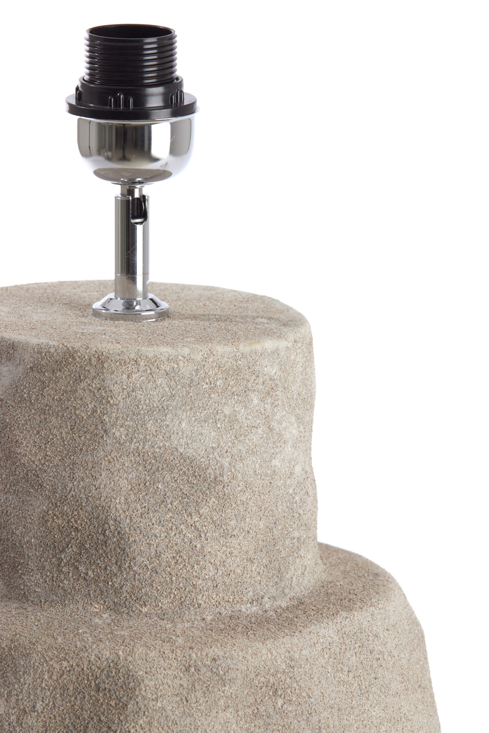 Light & Living Lampvoet Ø27,5x48 cm LEZAMA keramiek ruw vintage grijs