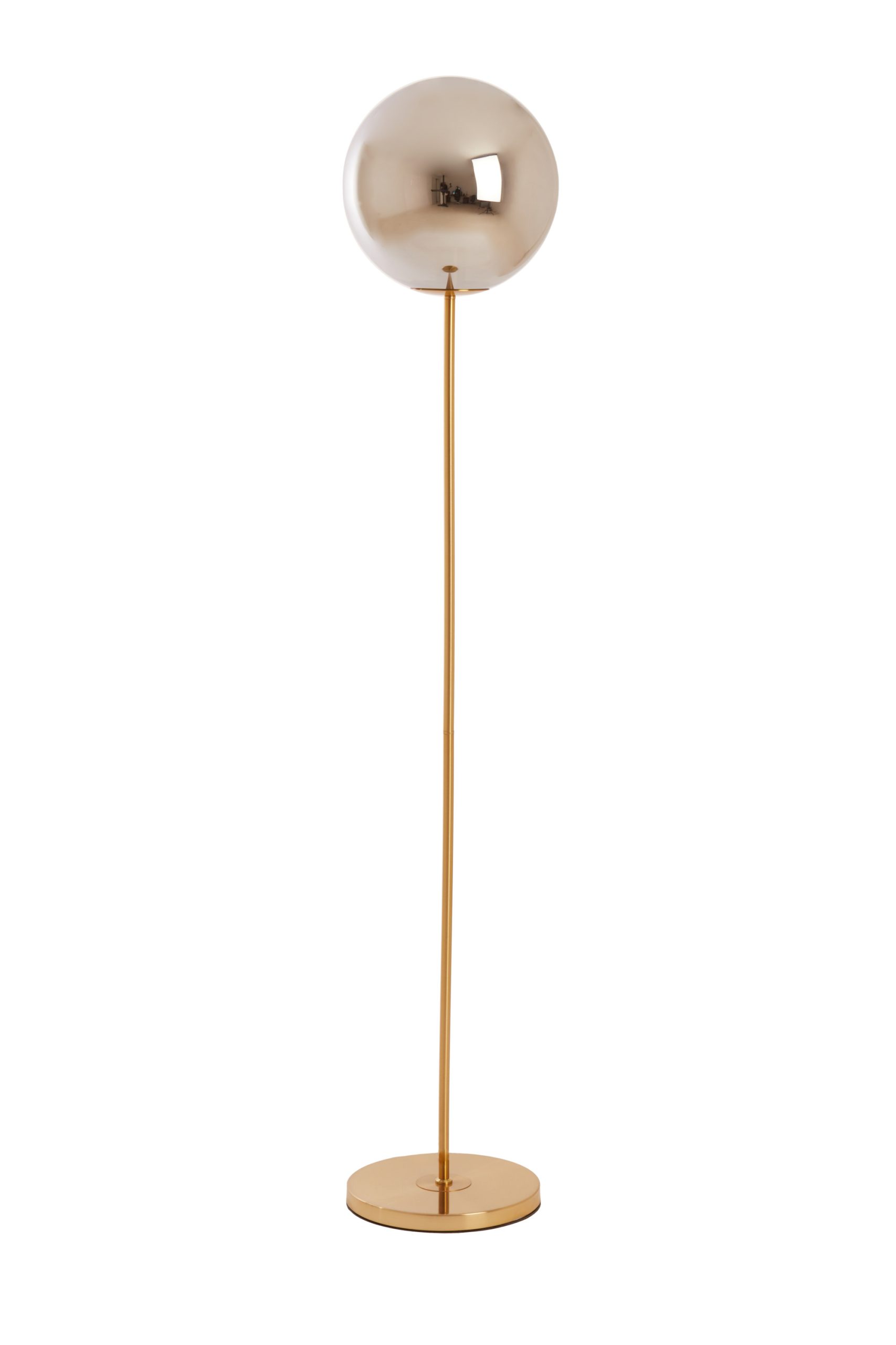 Light & Living Vloerlamp Ø30x160 cm MEDINA glas smoke+goud