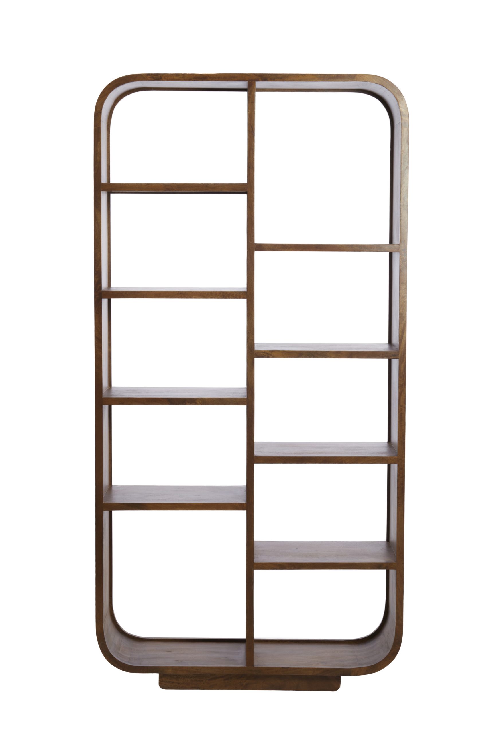 Light & Living Kast open 100x35x200 cm DANE hout olie bruin