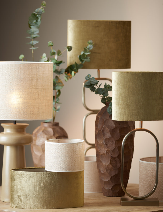 Light & Living Kap cilinder 20-20-15 cm SENDAI zand