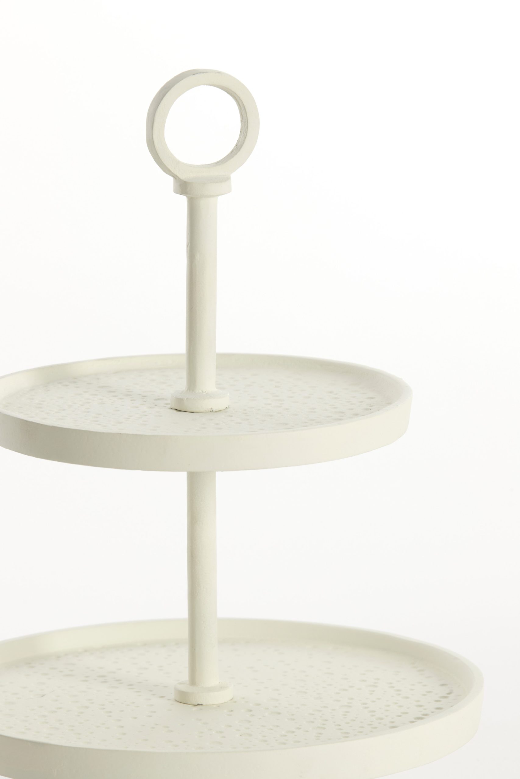 Light & Living Etagère 2 laags Ø24x37 cm LUTEK crème