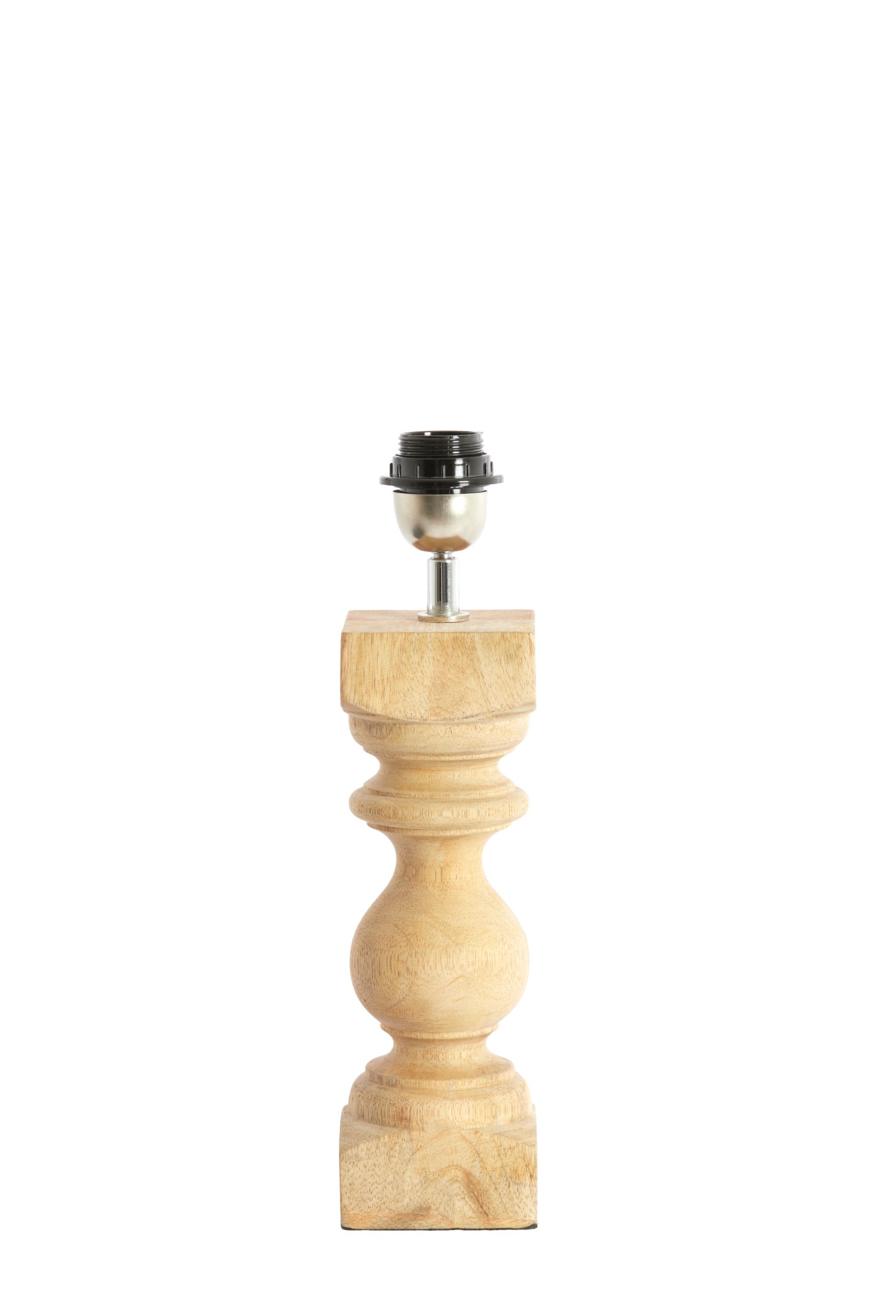 Light & Living Lampvoet 9x9x36 cm CUMANI hout naturel