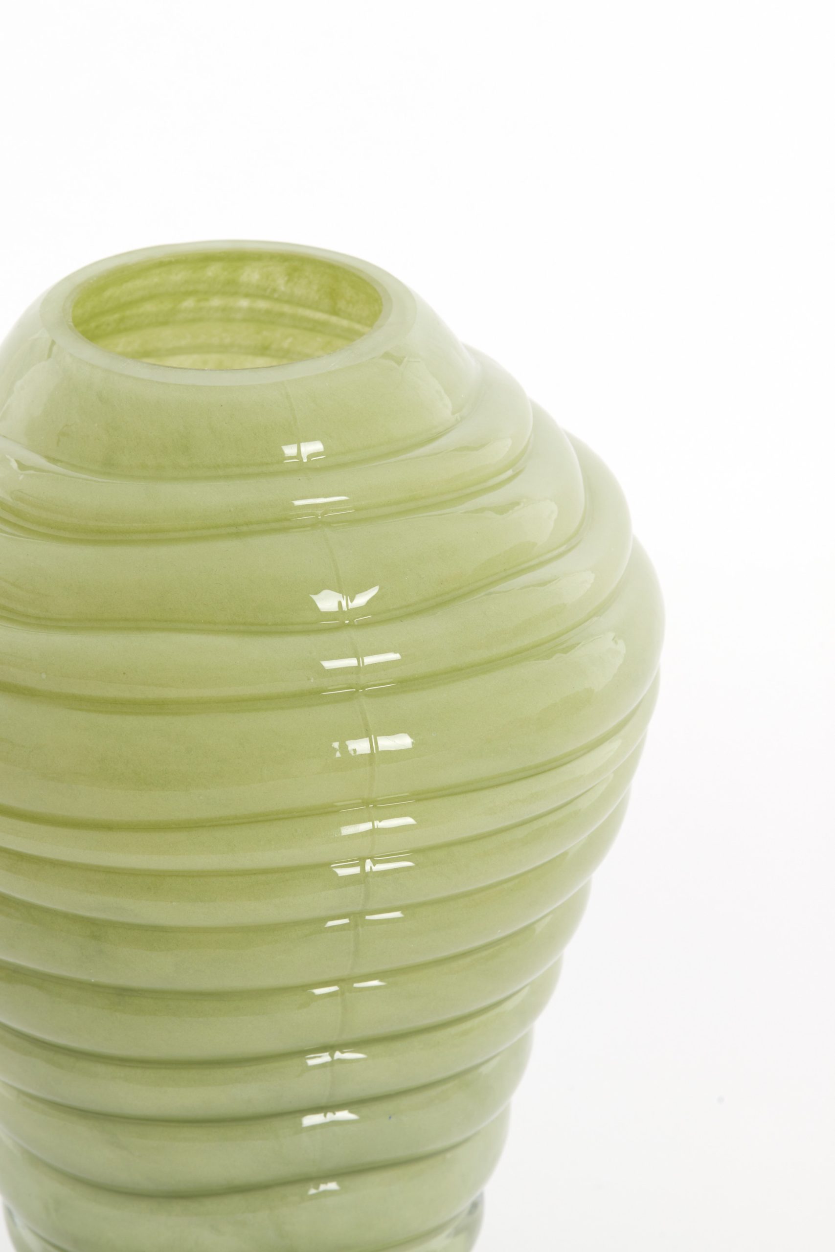 Light & Living Vaas Ø18x25 cm FENLOR glas licht groen