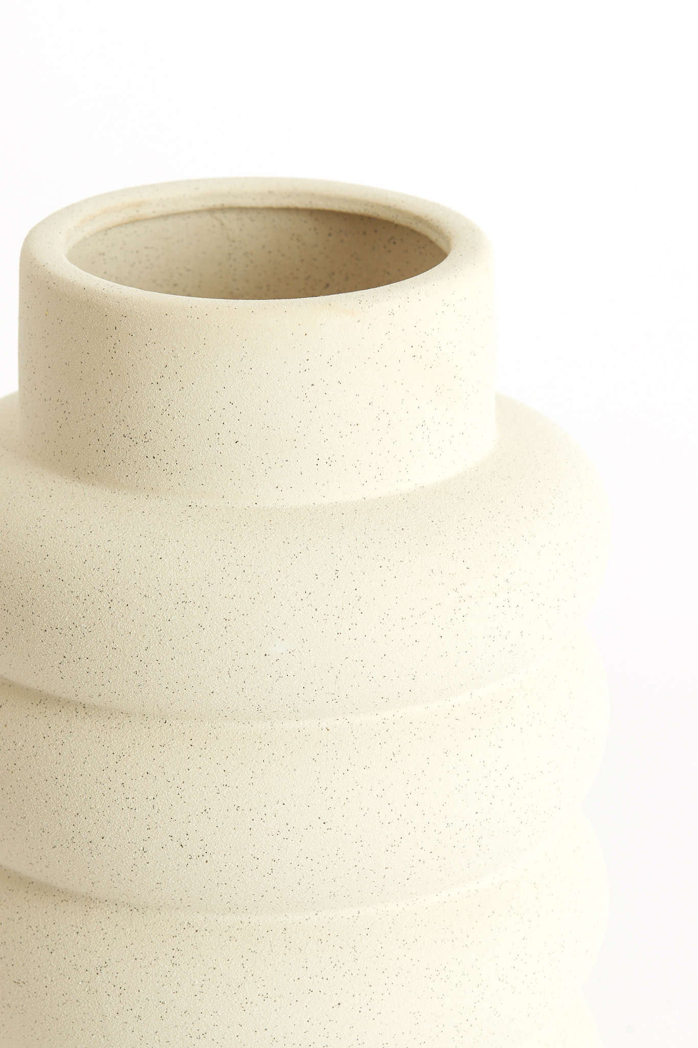 Light & Living Vaas deco Ø23x32,5 cm TRIORA keramiek mat crème