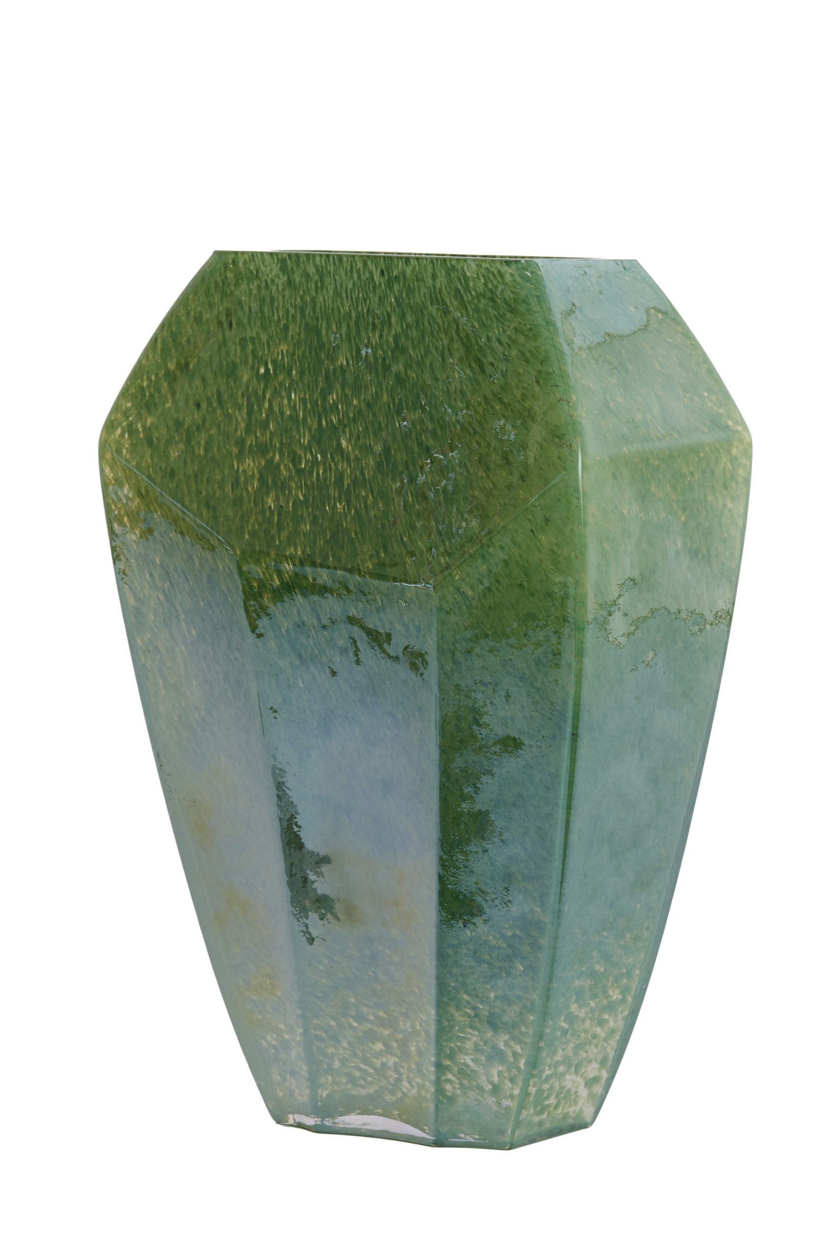Light & Living Vaas 30x16x44,5 cm VIONNA glas donker groen luster