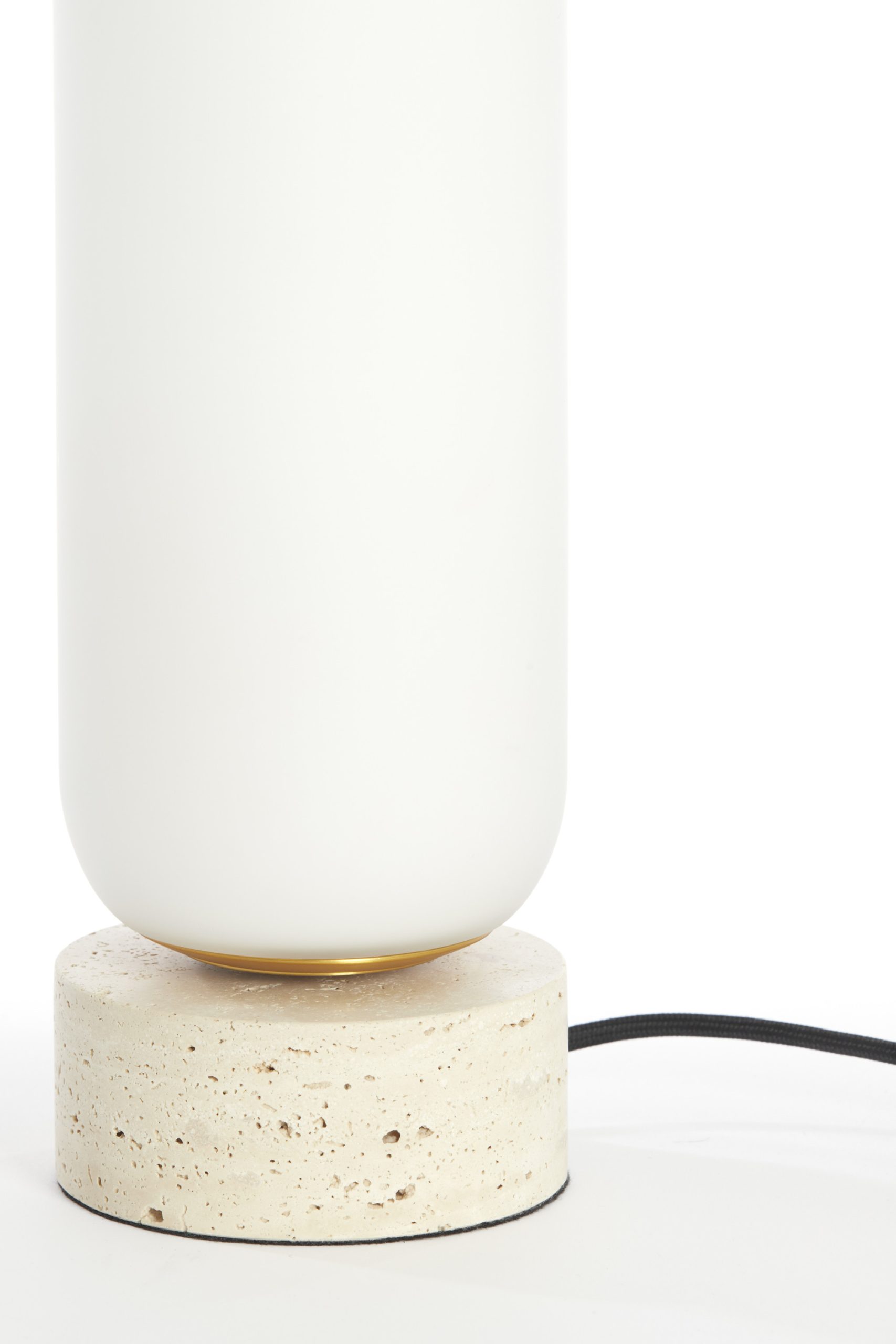 Light & Living Tafellamp Ø12x35 cm RYLANO glas melk+zand+antiek brons