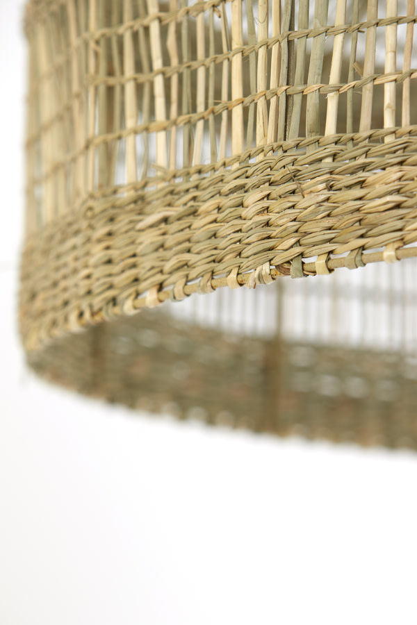 Light & Living Hanglamp Ø55x38 cm LATIKA zeegras naturel