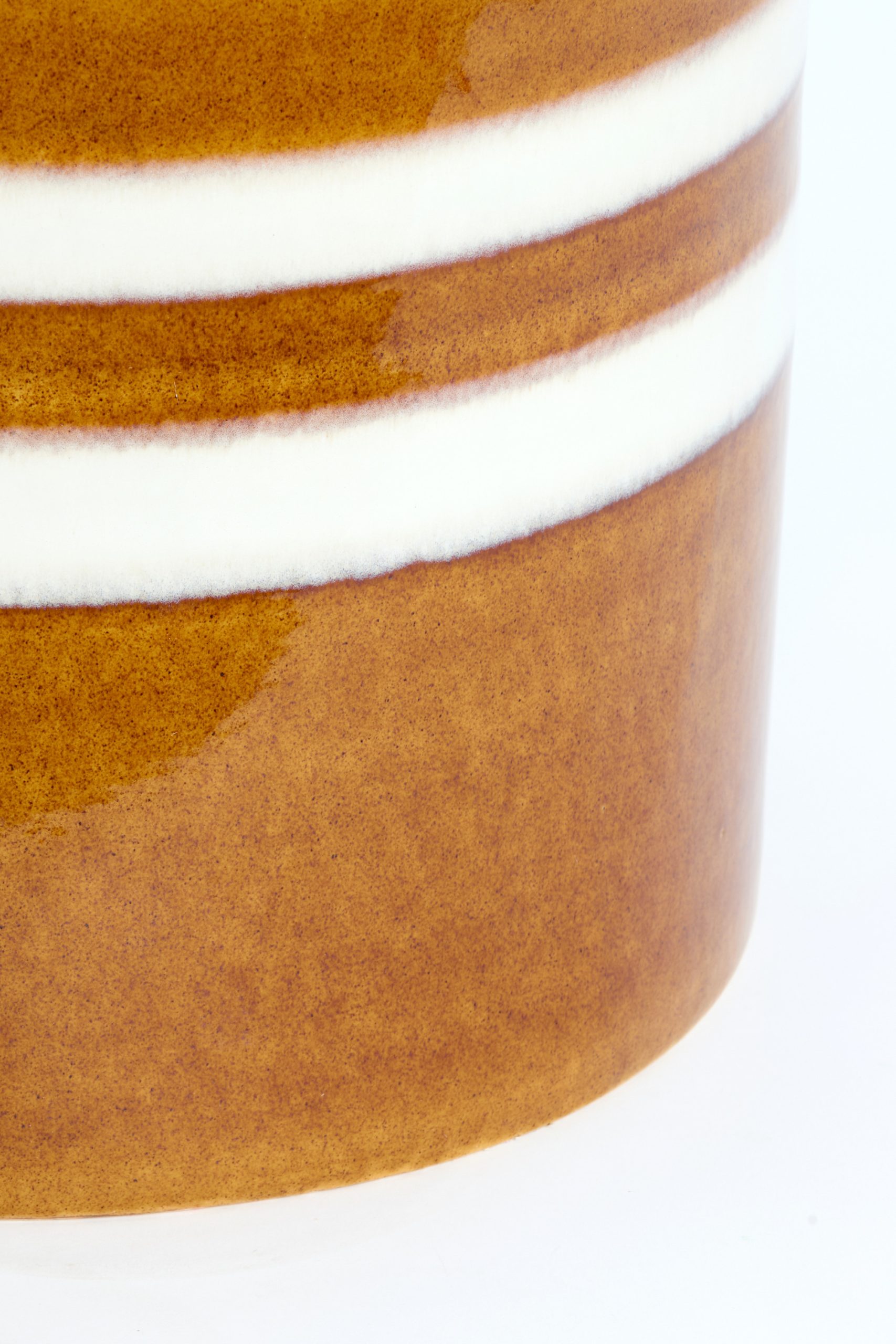 Light & Living Bijzettafel Ø42x34 cm MOOCA keramiek cognac-wit