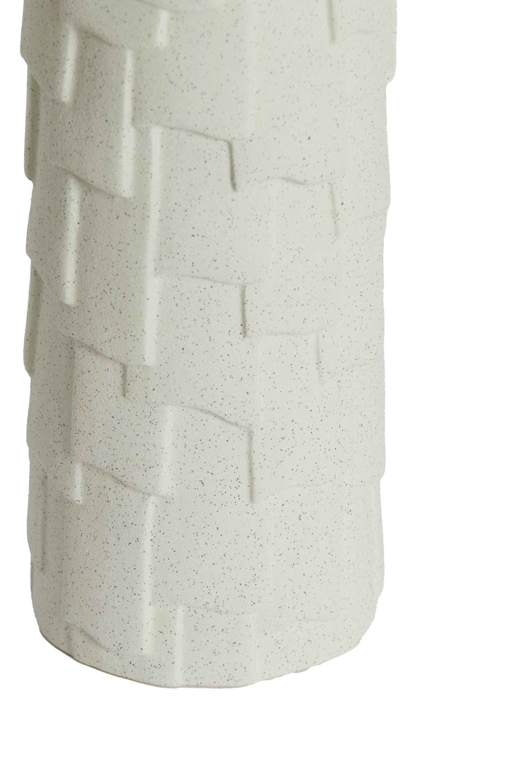 Light & Living Vaas deco Ø14x34,5 cm LEIMA keramiek mat crème