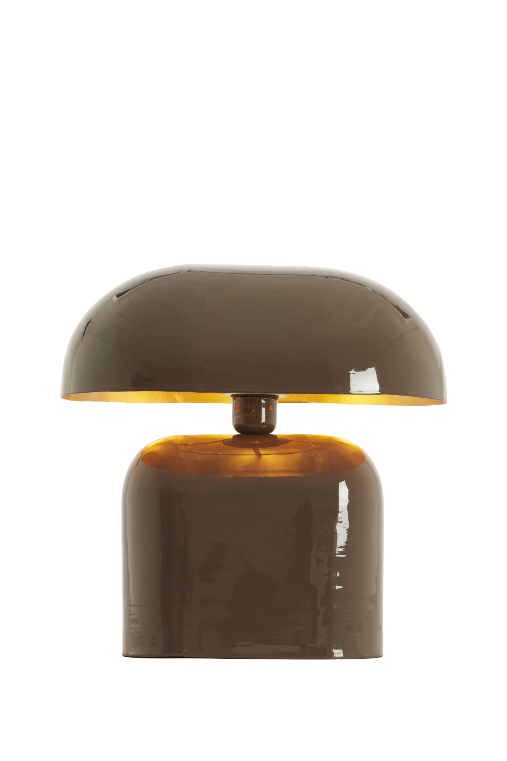 Light & Living Tafellamp 37x26x37 cm TODD glans donker bruin