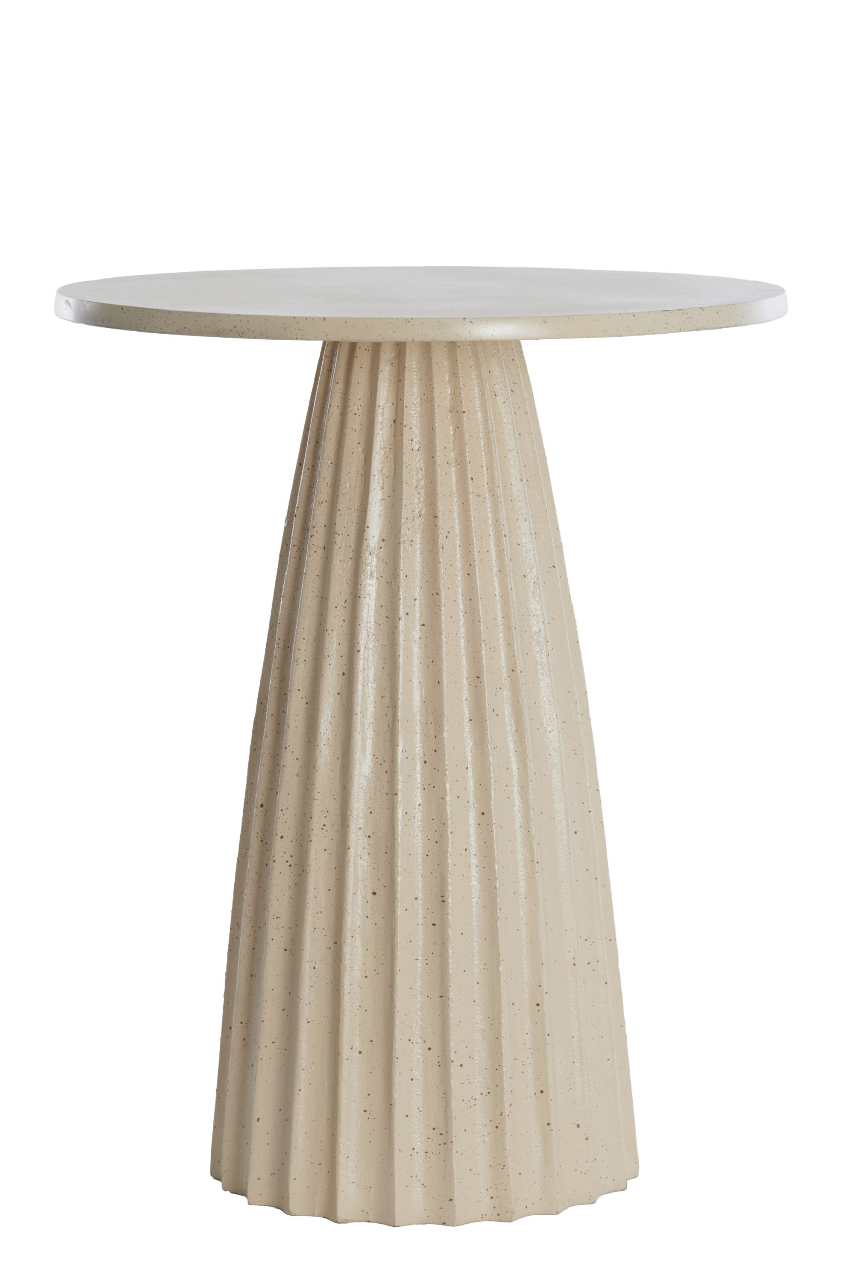 Light & Living Bijzettafel Ø45x56 cm VEGLIA mat zand+licht bruin gespikkeld