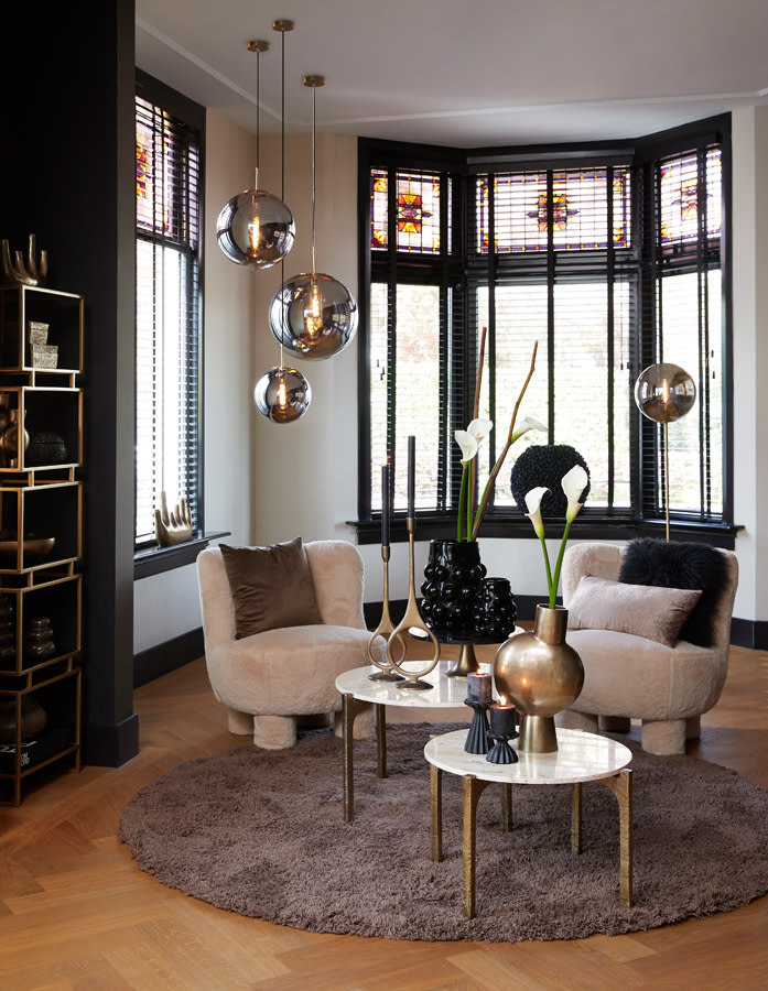 Light & Living Stoel 79x76x77 cm KAMOVU beige