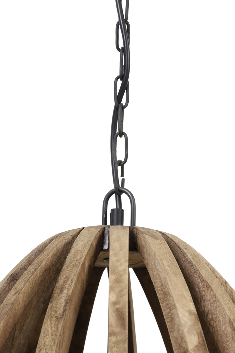 Light & Living Hanglamp Ø47x56 cm HARANKA hout donker bruin