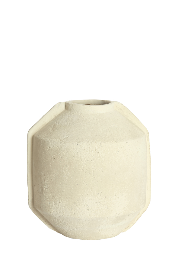 Light & Living Pot deco 34,5x31,5x37,5 cm NORIC mat crème