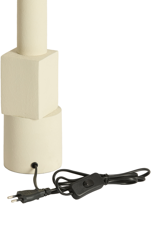 Light & Living Lampvoet Ø13x50 cm VIVIANE mat crème