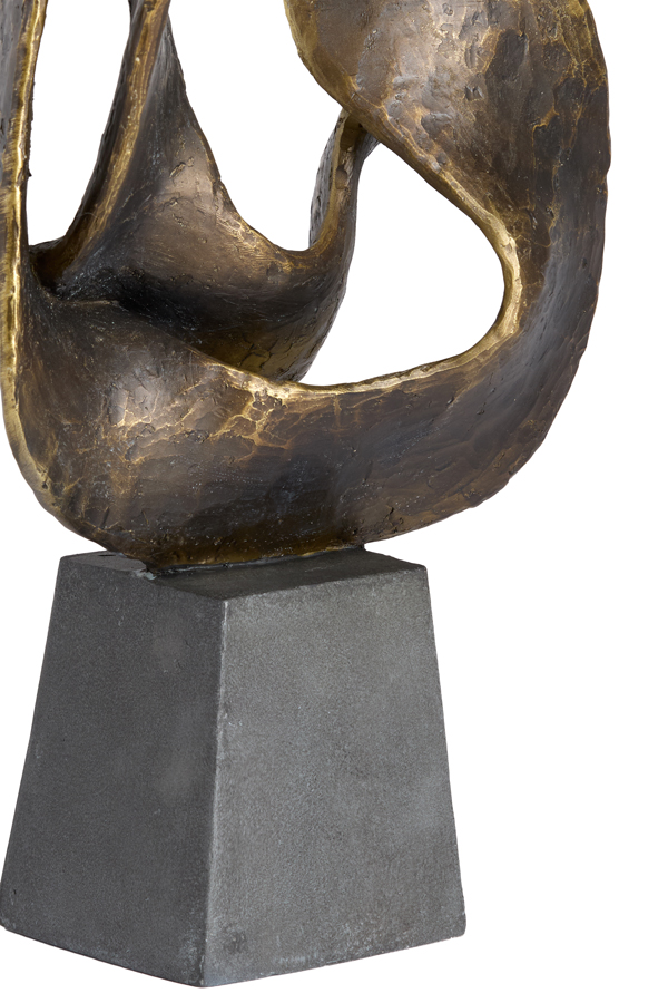Light & Living Ornament 25x16x47 cm ISOLDE antiek brons+zwart