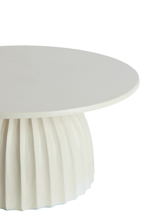Light & Living Bijzettafel Ø70x33,5 cm VEGLIA crème
