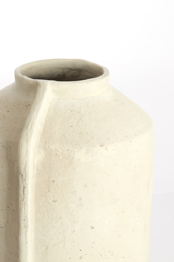 Light & Living Pot deco 34,5x31,5x37,5 cm NORIC mat crème