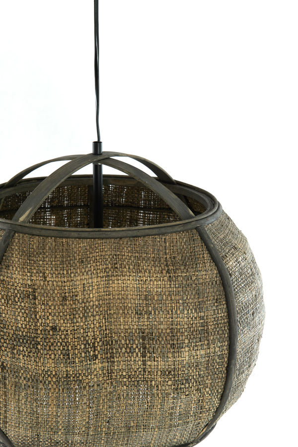 Light & Living Hanglamp Ø41x39 cm BOZONA rotan bruin-grijs