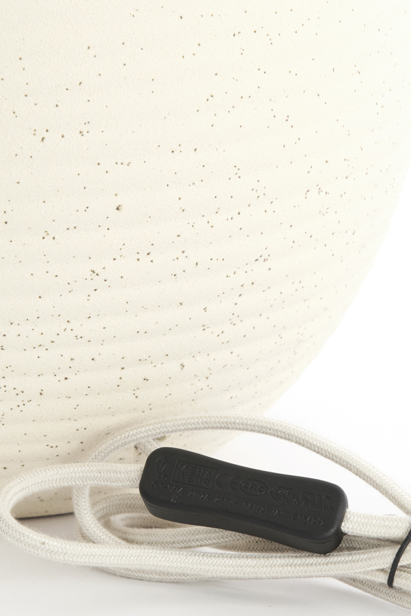 Light & Living Lampvoet Ø28,5x52 cm ULLOA keramiek mat crème