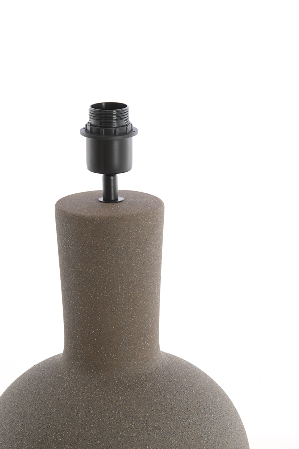 Light & Living Lampvoet Ø28,5x52 cm ULLOA keramiek mat donker bruin