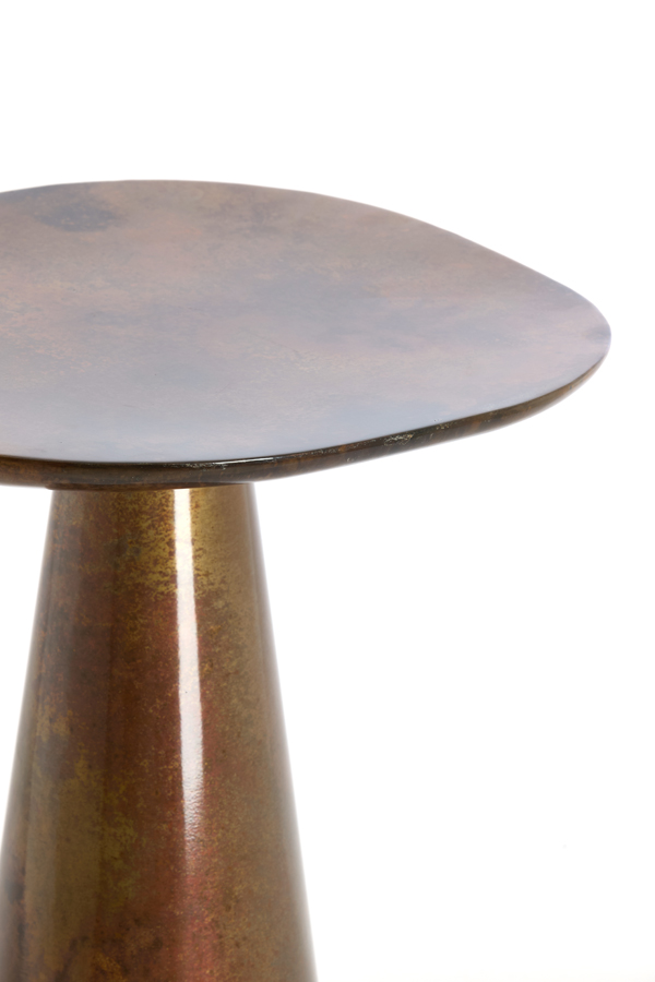 Light & Living Bijzettafel 45x45x59 cm ABALA koper-brons