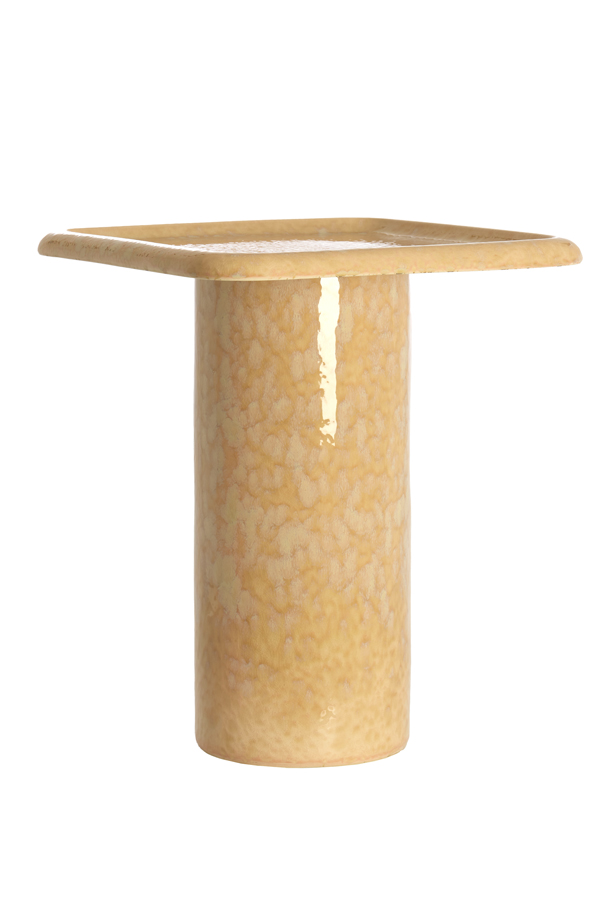 Light & Living Bijzettafel 45x45x54 cm LUARCA keramiek licht perzik